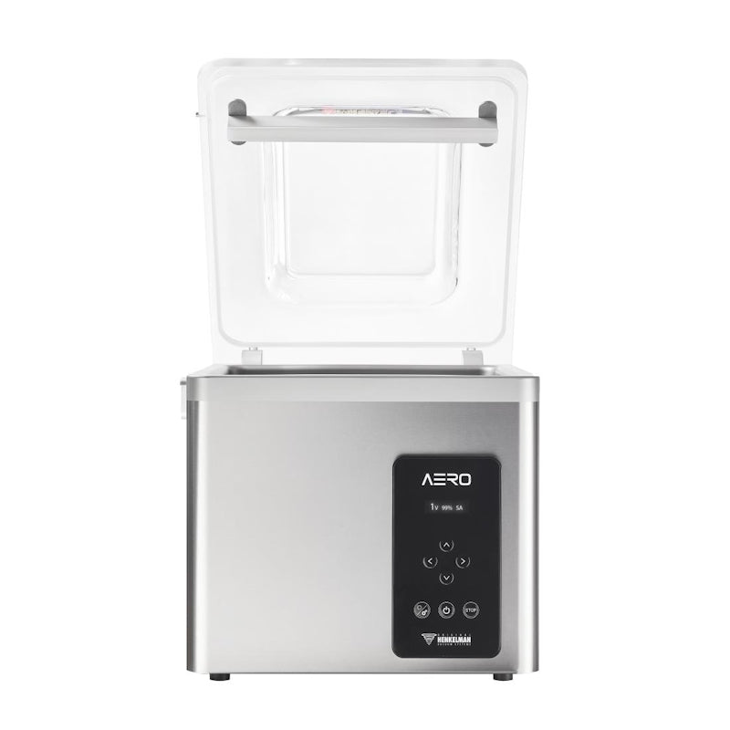 Aero front view with the lid up
